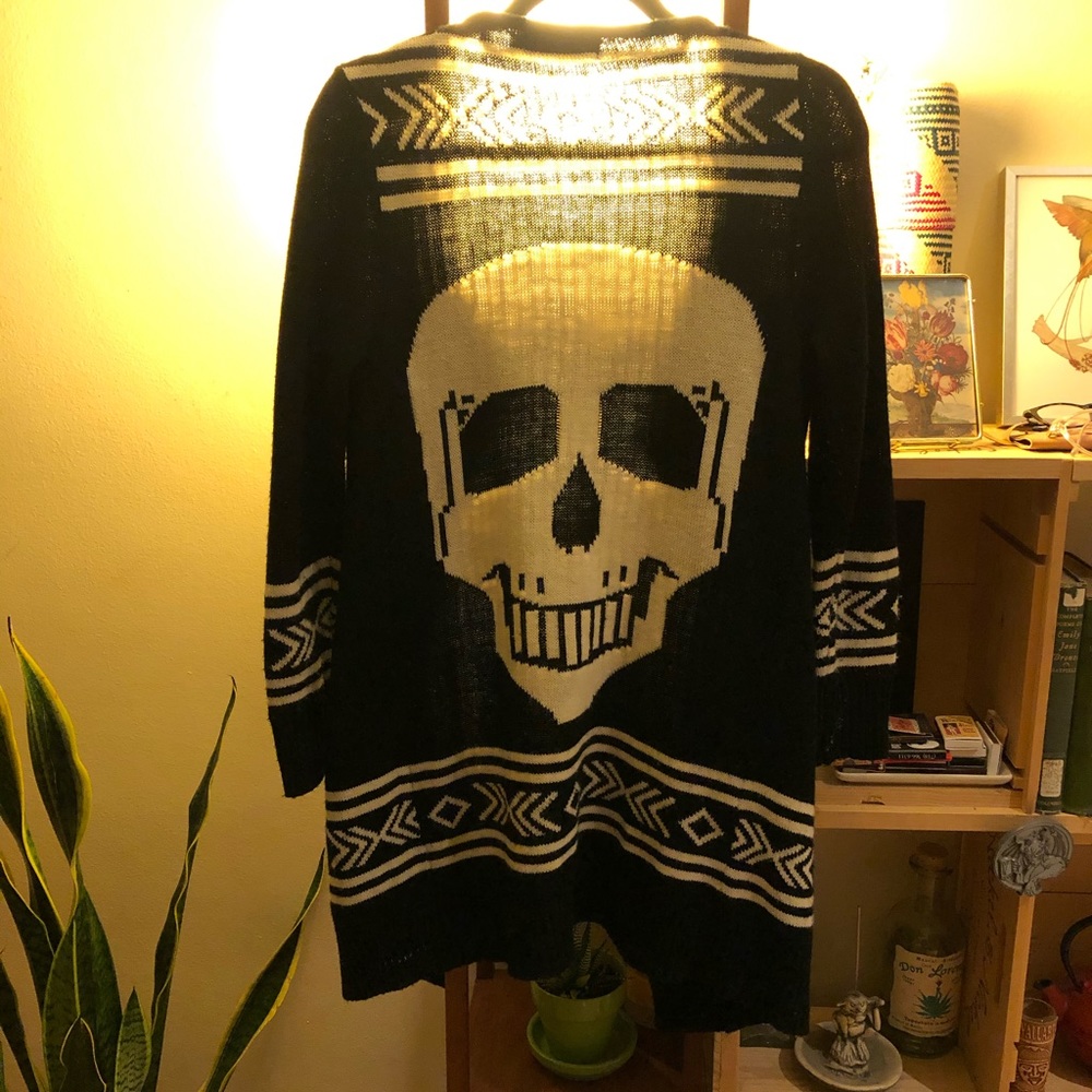 Skull Duster Cardigan